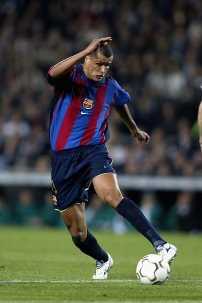Rivaldo stayed at Barcelona for the longest time